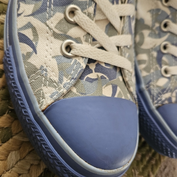 Converse Chuck Taylor All Star Vtg High-Top Sneakers Aquatic Specialty Camo - Picture 9 of 10